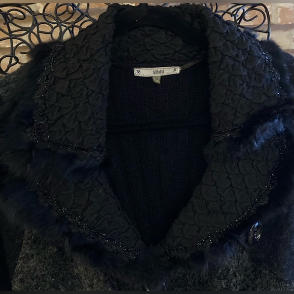 SIONI Long Wool Blend Sweater - Picture 3 of 10